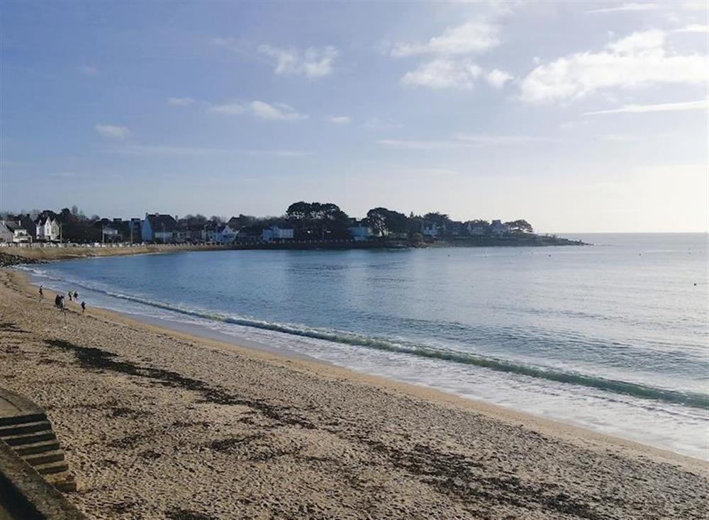 Splendid sandy beaches in this lively seaside resort at La Maison Blanche in Bénodet, Brittany, France