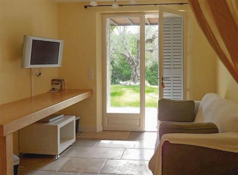 Living room at La Maison du Coteau in Callian, Côte-d’Azur, France