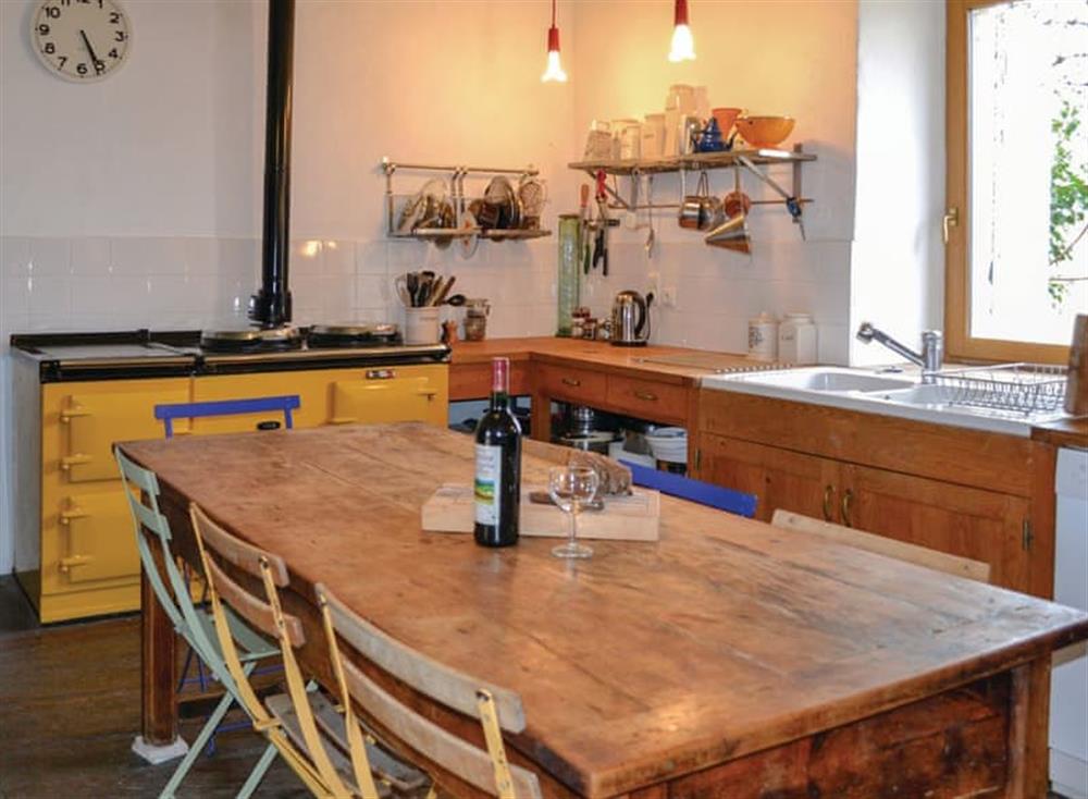 Kitchen at La Maison du Jardin in Carnac-Rouffiac, Dordogne and Lot, France
