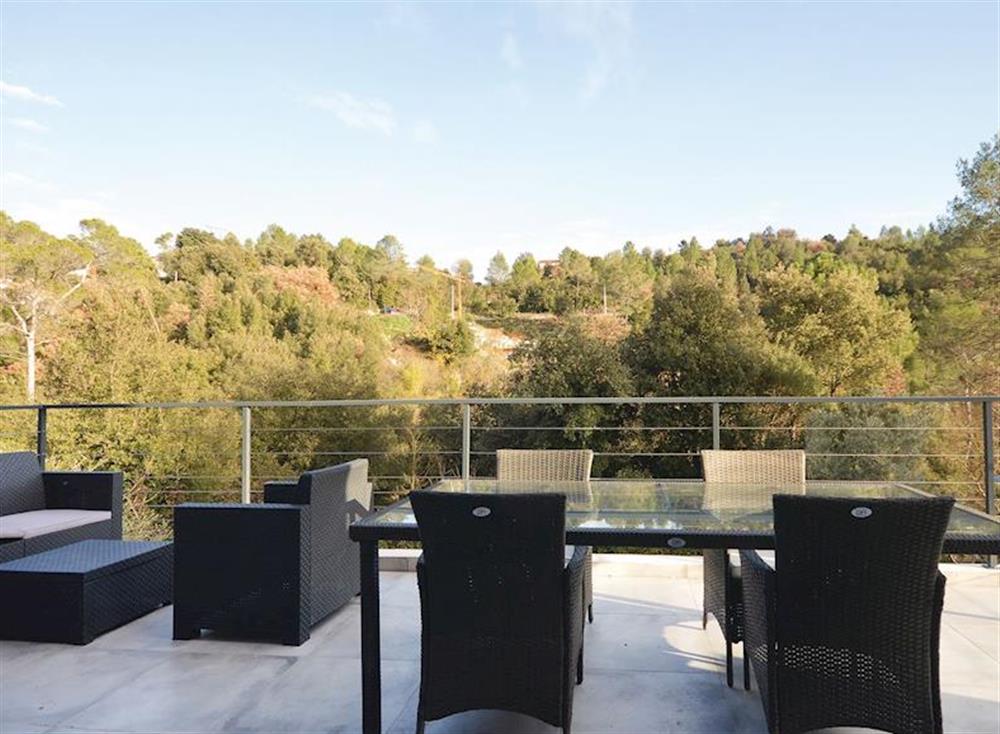 Sit out in the evening and enjoy the view at La Maison Moderne in Le Tignet, Côte-d’Azur, France