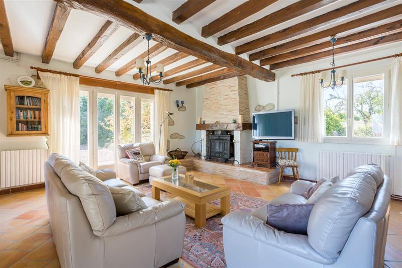 Living room at La Plaine, Bergerac, France