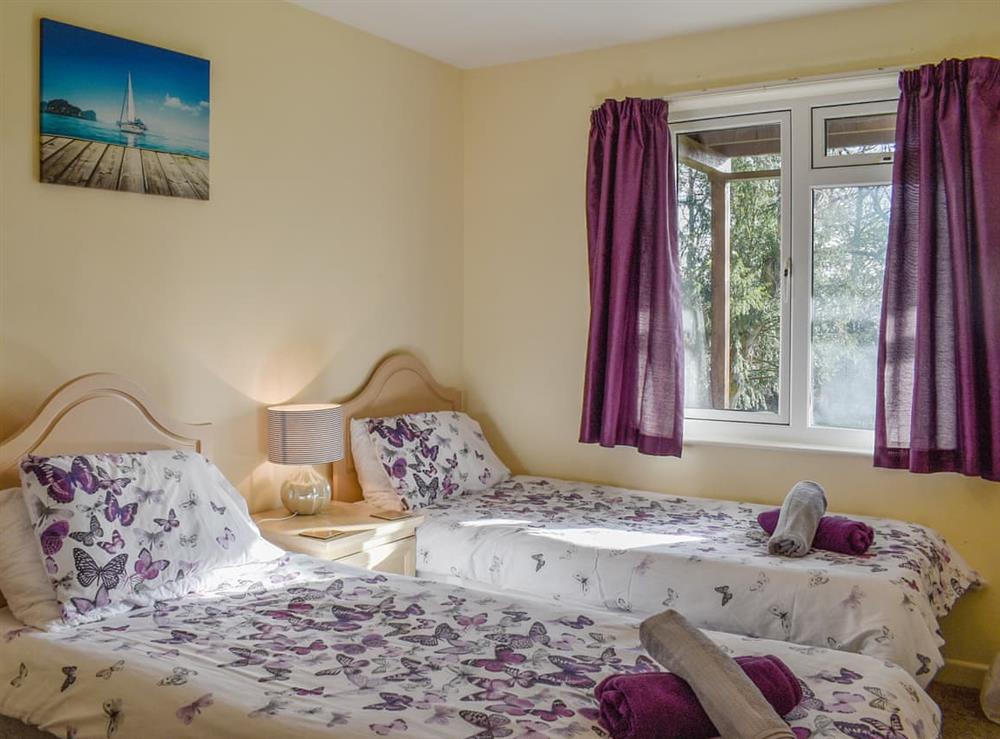 Twin bedroom at La Val in Callington, Cornwall