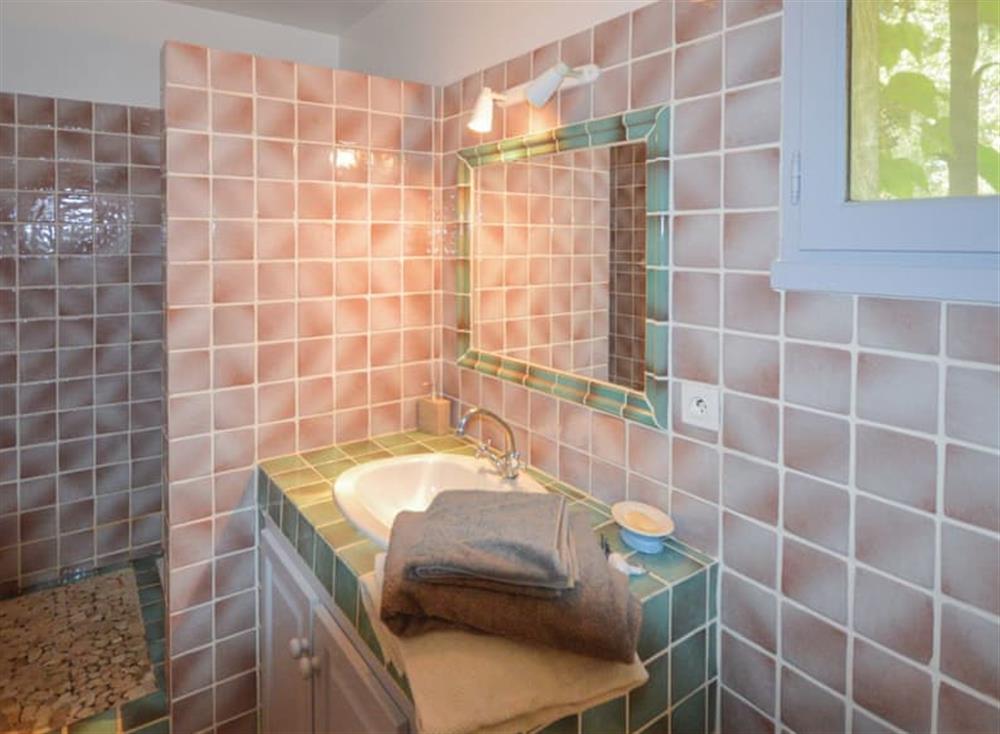 Bathroom at La Villa du Parc in Callian, Cote d’Azur, France