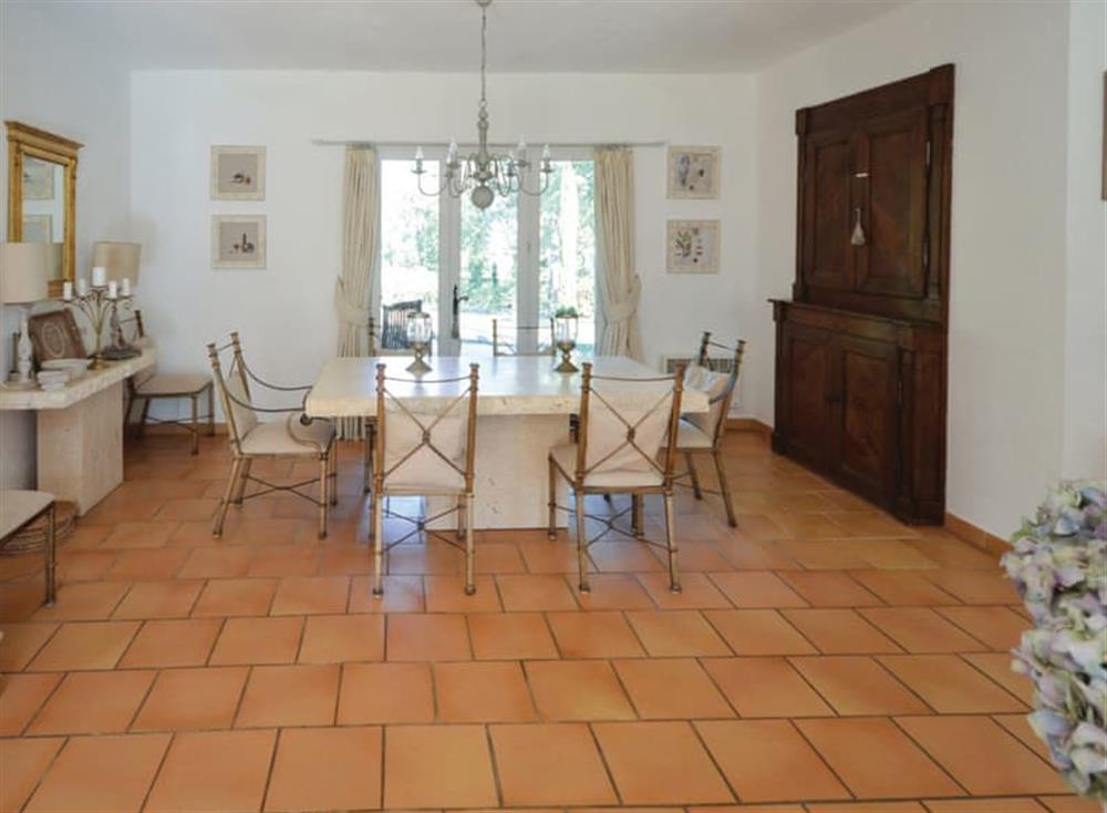 Living area at La Villa du Parc in Callian, Cote d’Azur, France