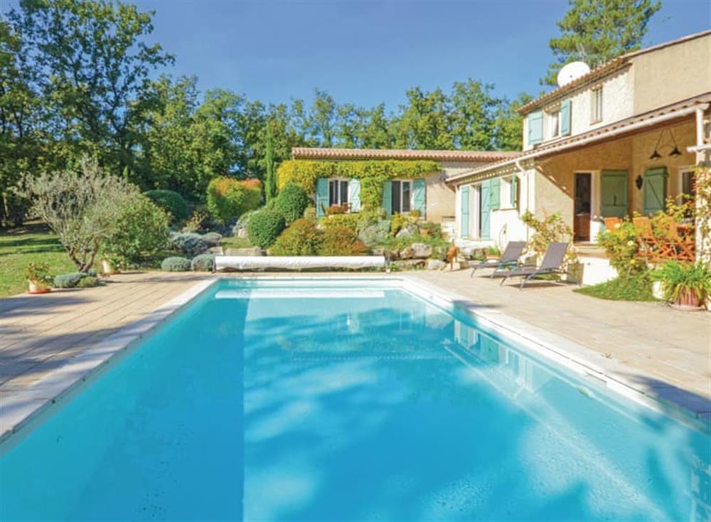 Swimming pool at La Villa du Parc in Callian, Cote d’Azur, France