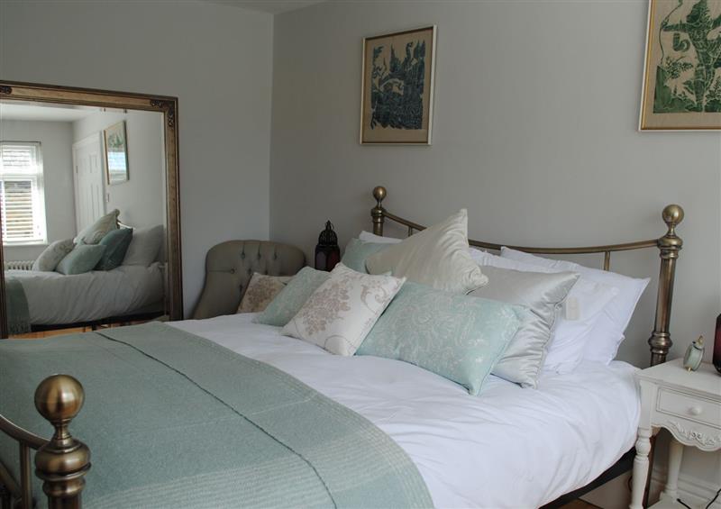 One of the bedrooms at Laburnum Cottage, Alnwick