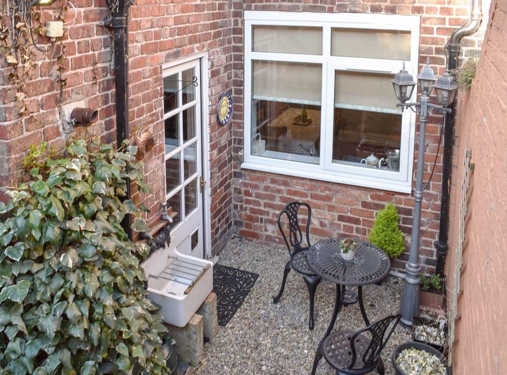 Patio at Laburnum House in Whitby, North Yorkshire
