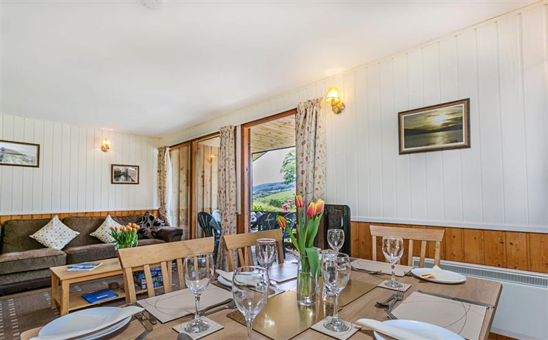 This is the dining room at Laburnum Lodge, Minehead