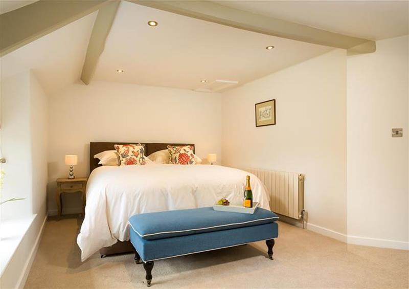 One of the bedrooms at Lacet Cottage, Hutton