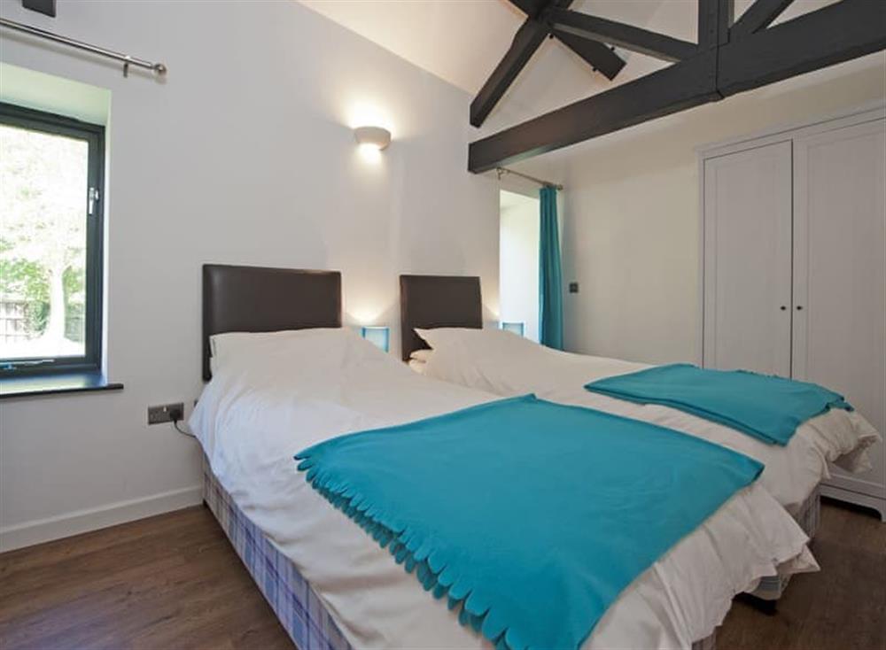 Twin bedroom at Lacewood Barn in Fernhill Farm, Ryde & East Wight
