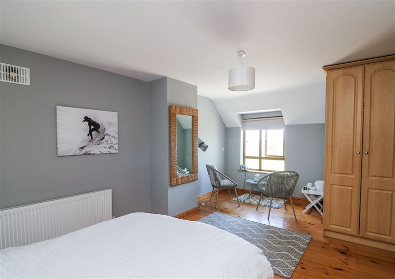 One of the bedrooms at Laceys Harbour, Duncannon