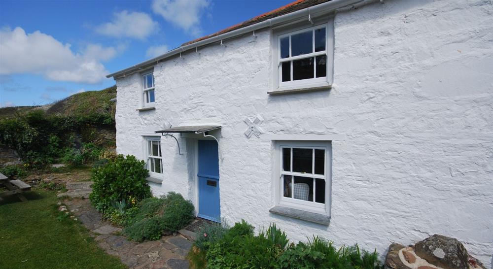 The exterior of Lacombe Cottage, Port Quin, Port Isaac, Cornwall