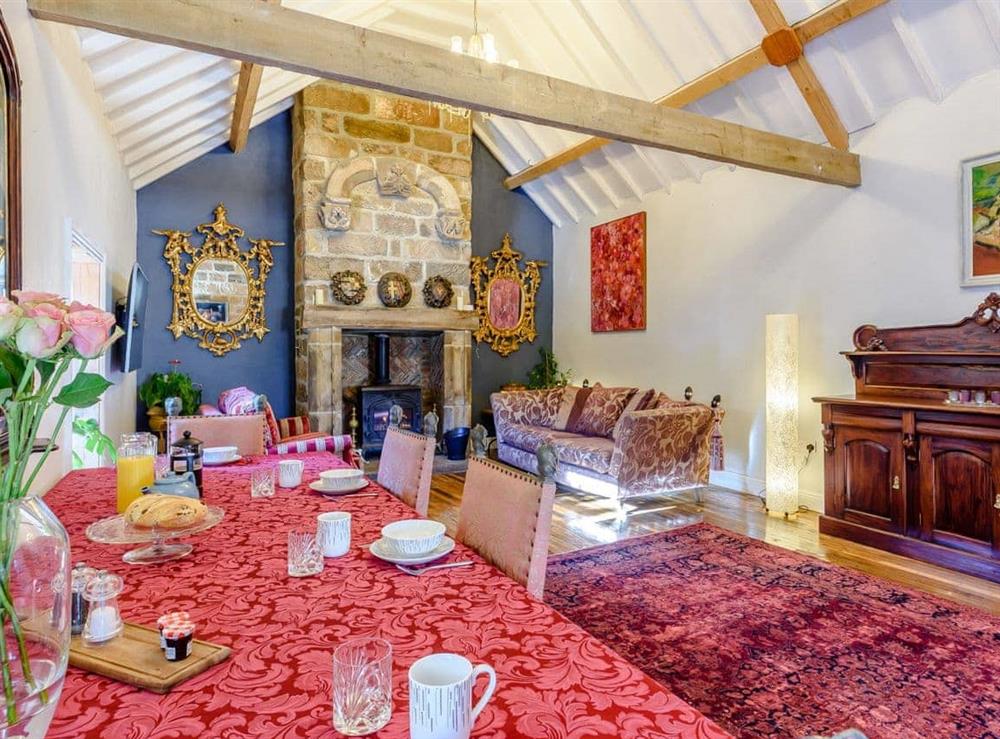 Living room/dining room at Lady De Seton in Staithes, North Yorkshire