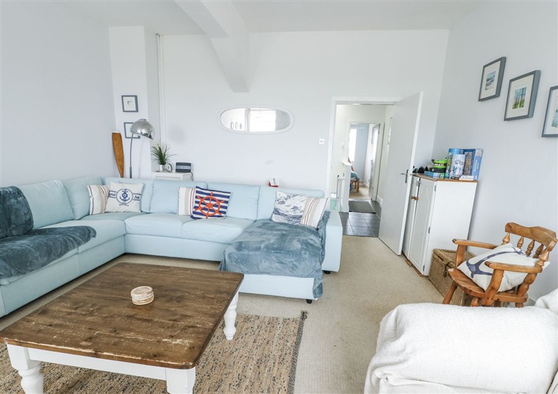Relax in the living area at Lady of the Lake Suite, Trearddur Bay