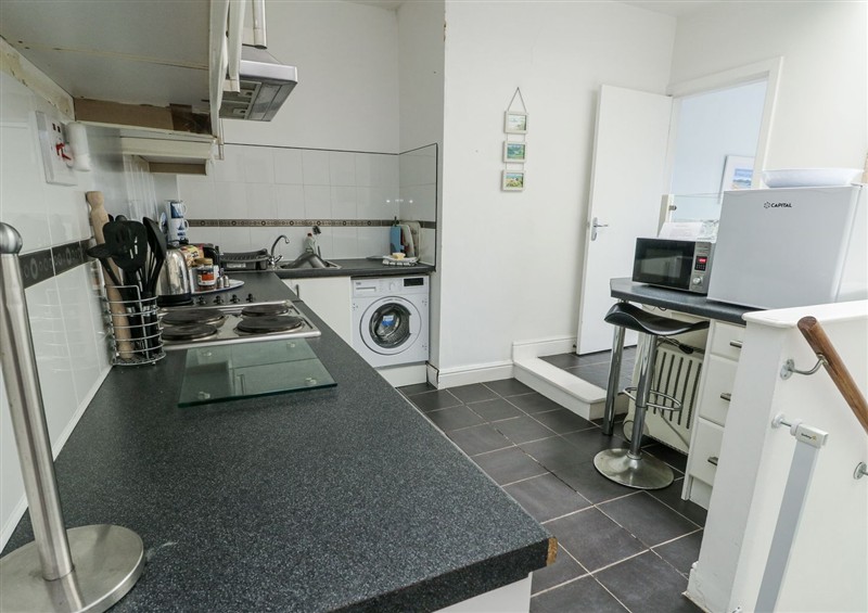 The kitchen at Lady of the Lake Suite, Trearddur Bay