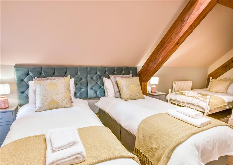 One of the bedrooms at Lady Pond Retreat, Bradley Near Ashbourne