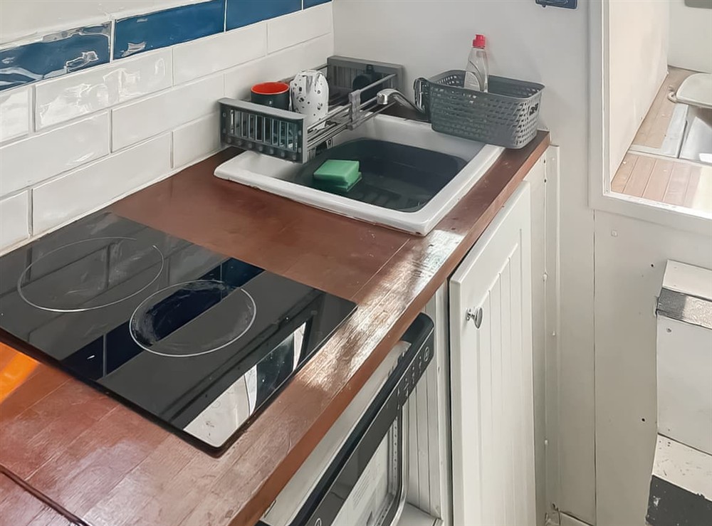 Kitchen area at Lady V in Barton, Warwickshire