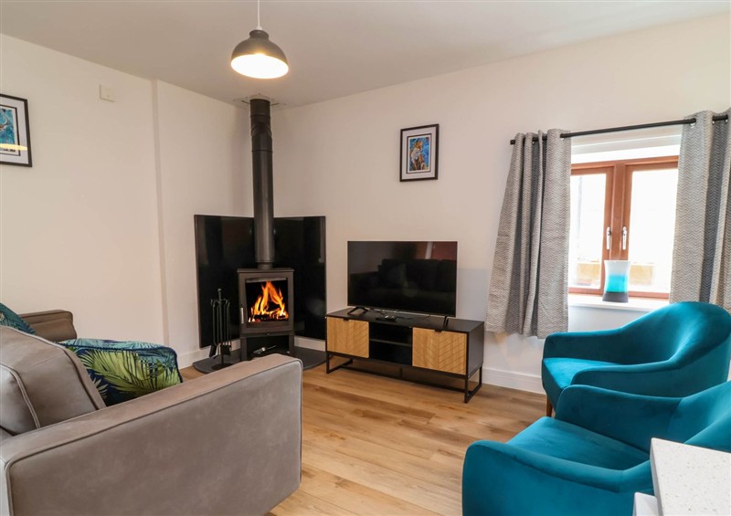 This is the living room at Ladybird Rest, Parkham near Bideford