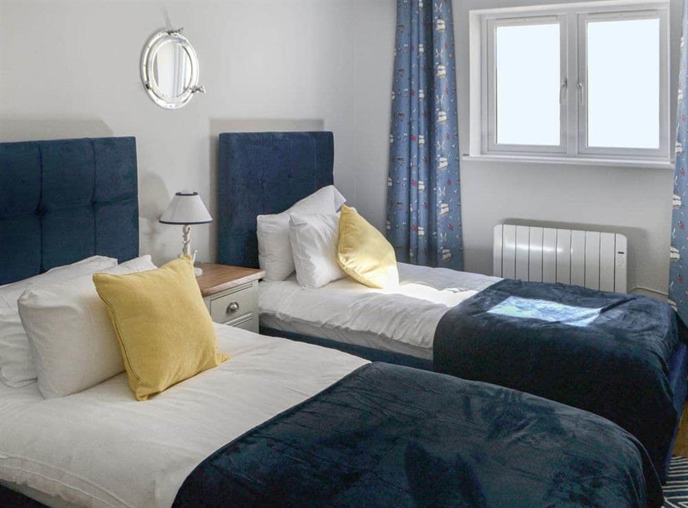 Twin bedroom at Ladyburn House in Seahouses, Northumberland