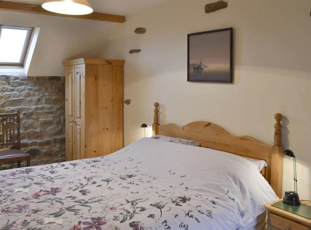 Comfortable double bedroom at Ladycroft Barn in Hope Valley, South Yorkshire