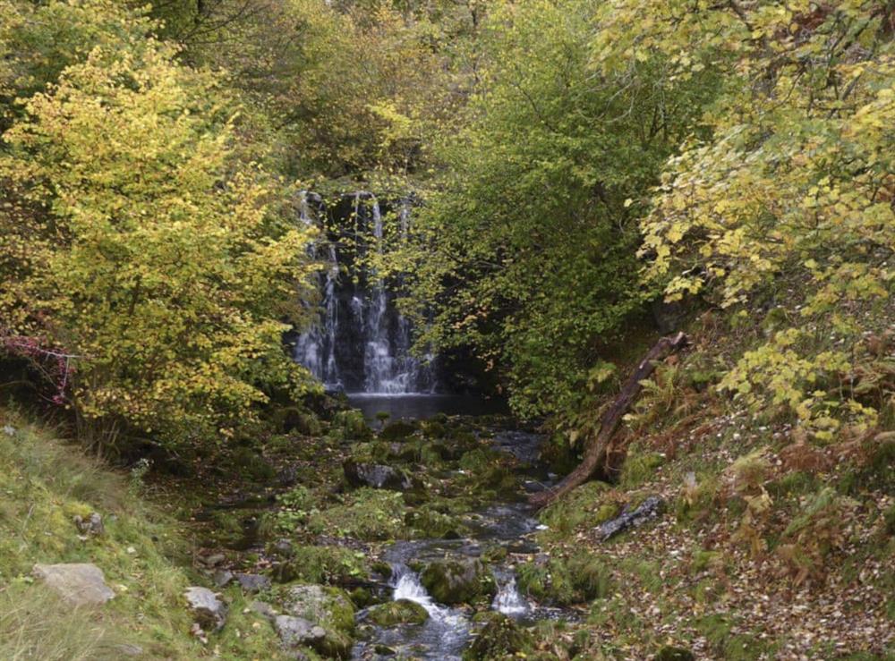 Hebden’s hidden waterfall at Ladycroft Cottage in Hebden, near Skipton, North Yorkshire