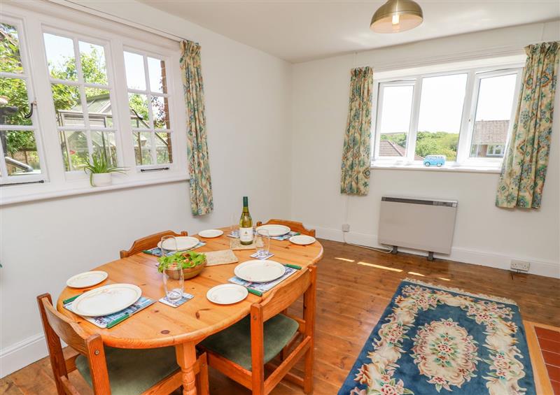 The dining area at Ladylands Cottage, Shorwell