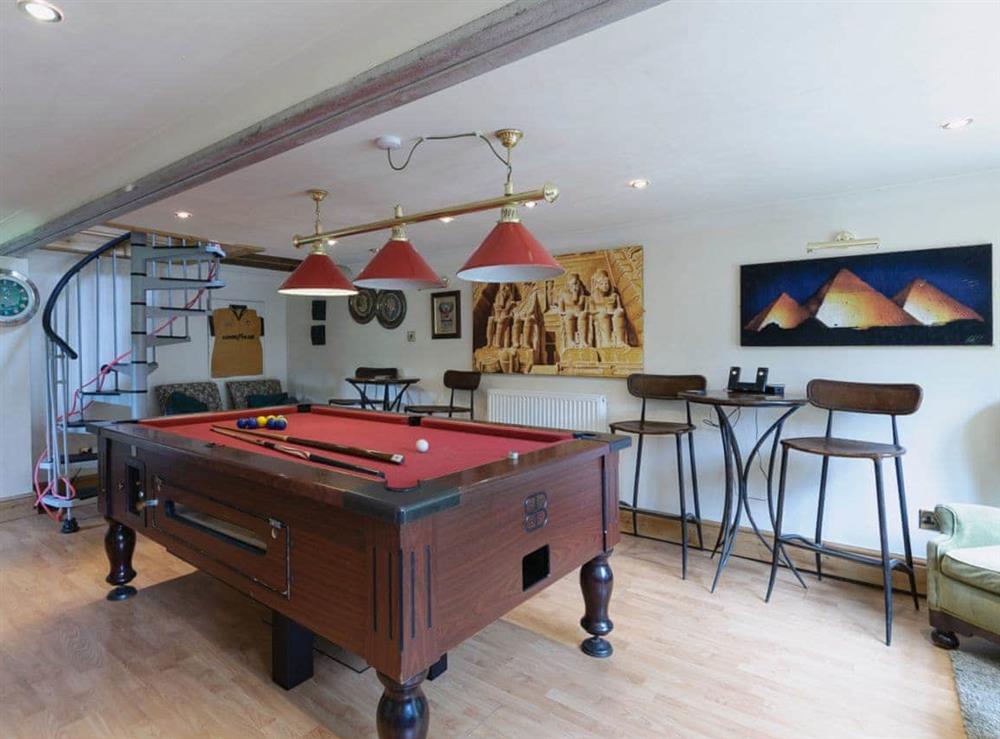 Games room at Ladymoor in Highley, Nr Bridgnorth, Shropshire., Great Britain