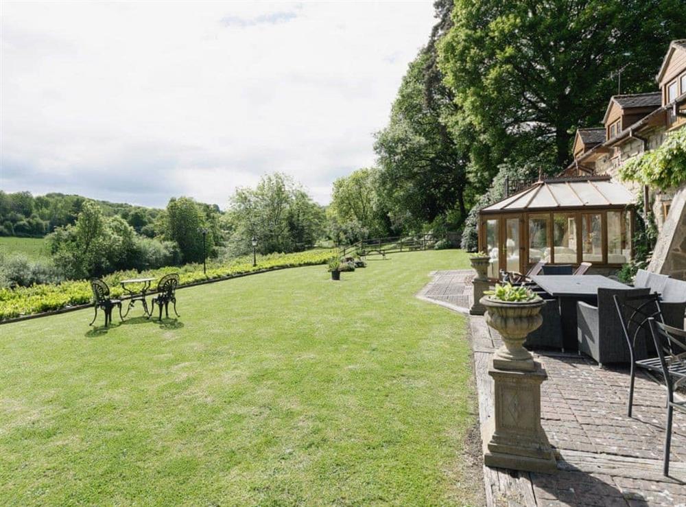 Garden and grounds at Ladymoor in Highley, Nr Bridgnorth, Shropshire., Great Britain