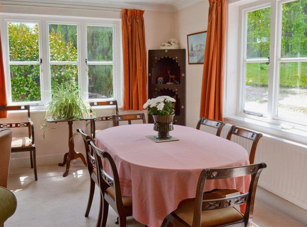 Dining room at Lady’s Field House in Pensax, Nr Tenbury Wells, Worcs., Worcestershire