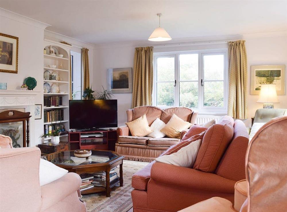 Living room at Lady’s Field House in Pensax, Nr Tenbury Wells, Worcs., Worcestershire