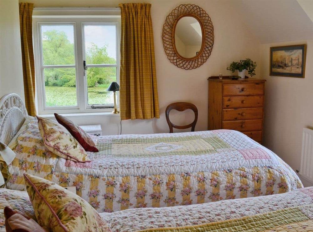 Twin bedroom at Lady’s Field House in Pensax, Nr Tenbury Wells, Worcs., Worcestershire