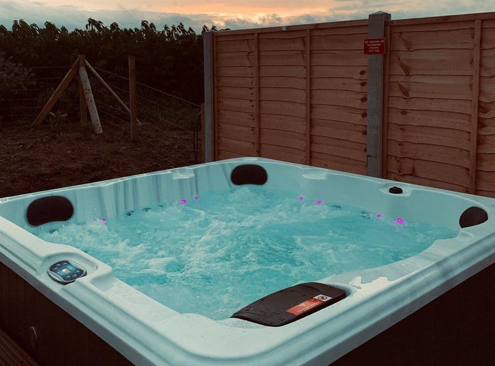 Hot tub at Ladysmith in Brandesburton, near Hornsea, North Humberside