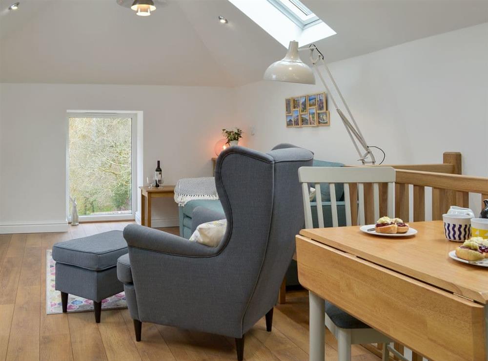 Charming dining area at Ladyvale Barn in Cardinham, near Bodmin, Cornwall