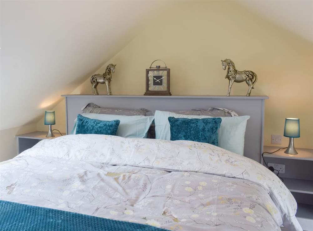 Double bedroom at The Hayloft, 