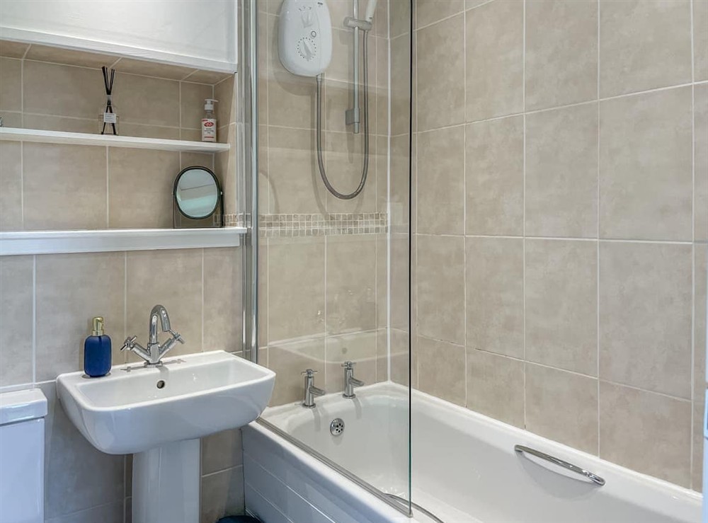 Bathroom at Laigh Isle Three in Kirkcudbright, Wigtownshire