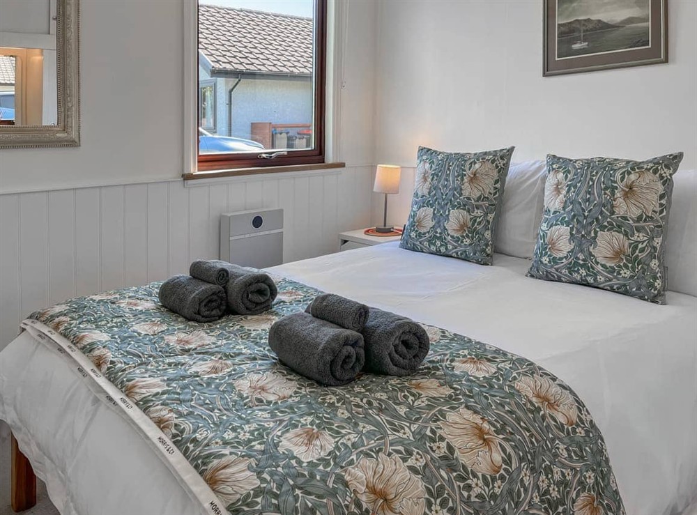 Double bedroom at Laigh Isle Three in Kirkcudbright, Wigtownshire