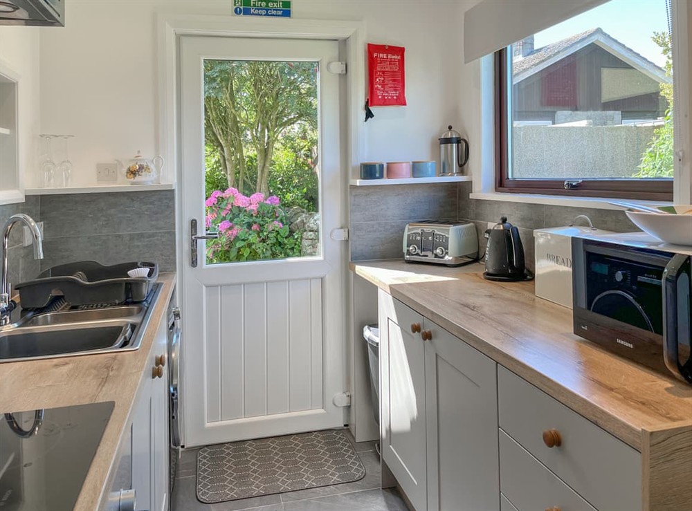Kitchen at Laigh Isle Three in Kirkcudbright, Wigtownshire