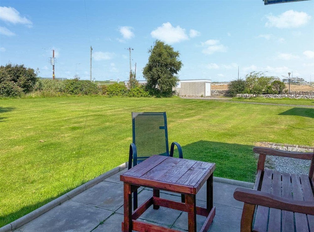 Sitting-out-area at Laigh Isle Three in Kirkcudbright, Wigtownshire