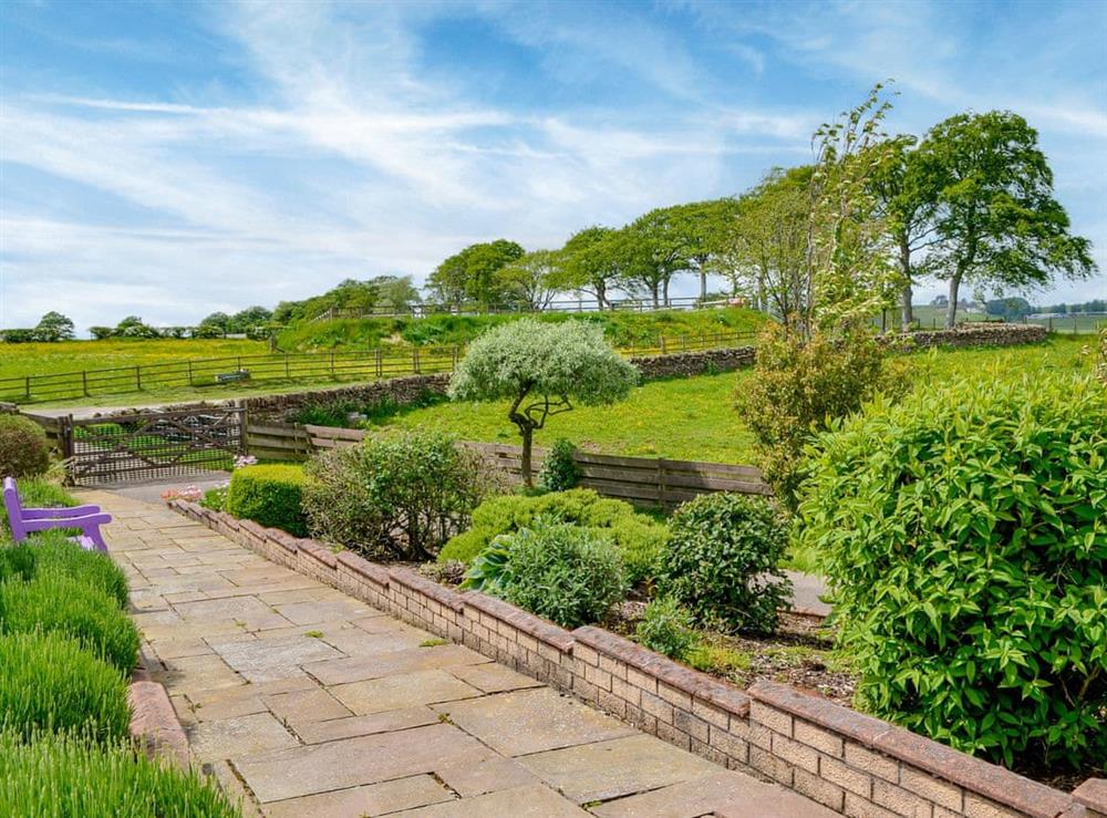 Garden at Laird House in Lochmaben near, Lockerbie, Dumfriesshire