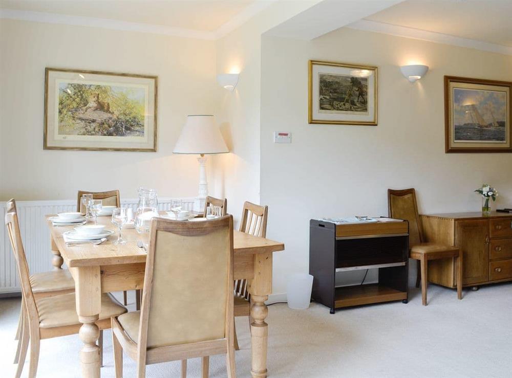 Spacious living and dining room at Lairds Cast in Inchmarlo, Banchory, Aberdeenshire., Kincardineshire