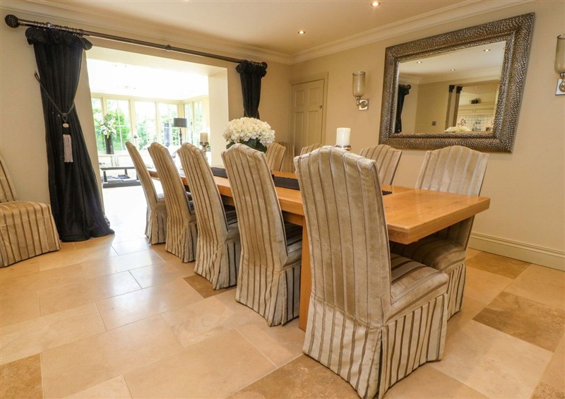 The dining room at Laithe House, Burnley