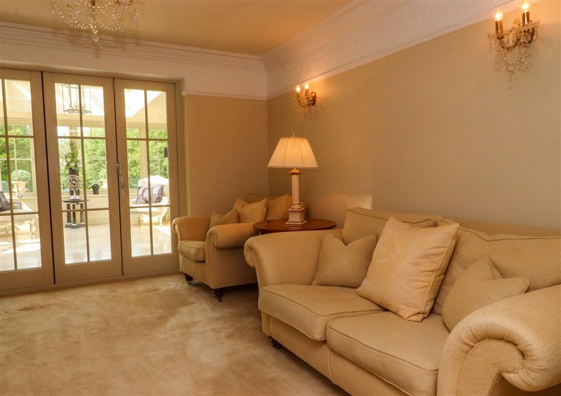 The living area at Laithe House, Burnley