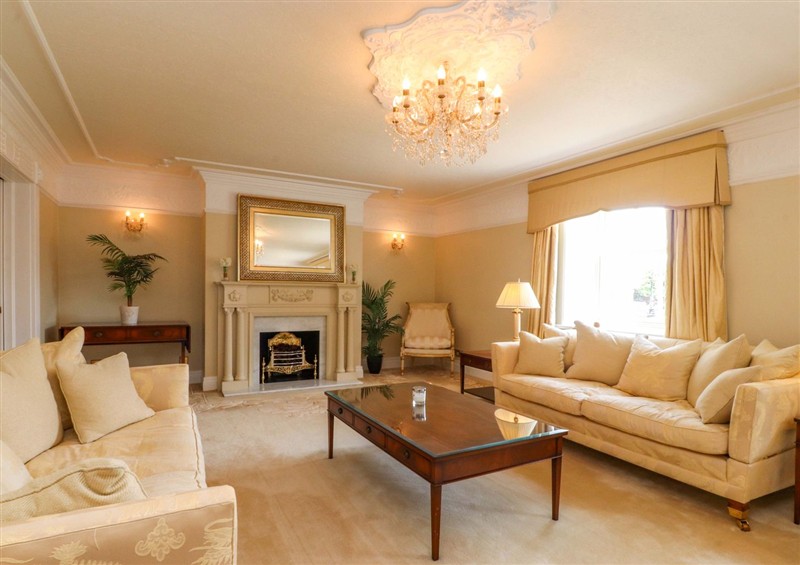 This is the living room at Laithe House, Burnley