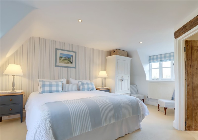 One of the bedrooms at Lake Cottage, Swindon