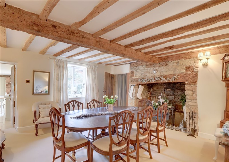 The dining room at Lake Cottage, Swindon