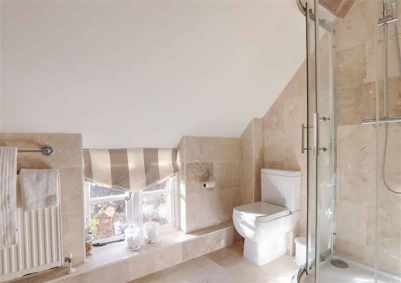 This is the bathroom at Lake Cottage, Swindon