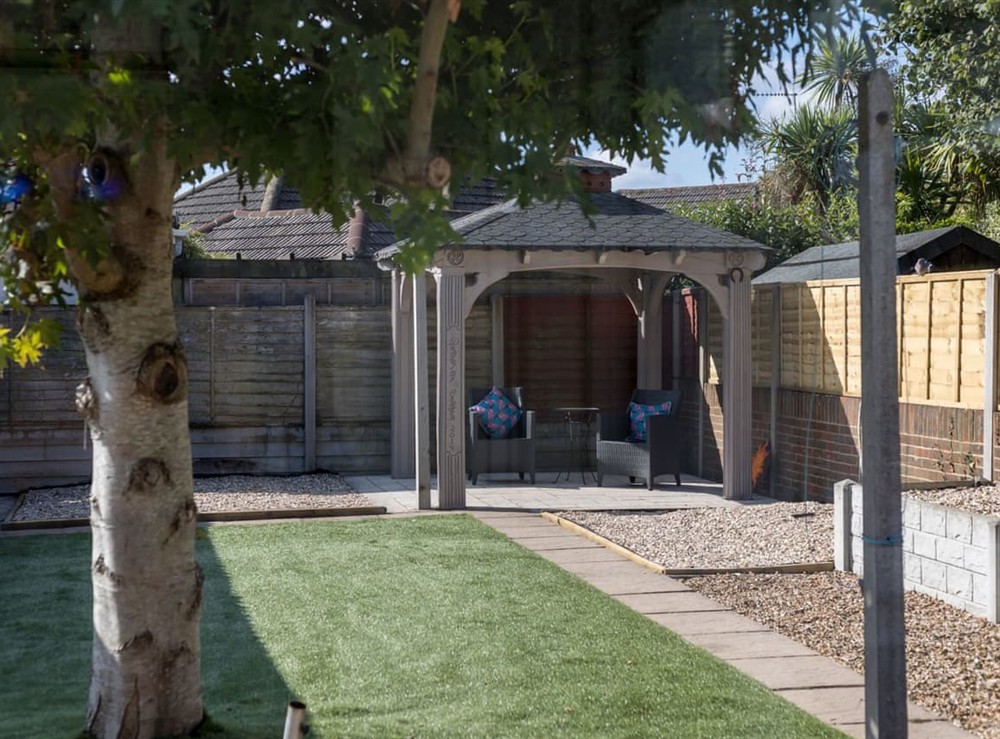 Garden at Lake Retreat in Hamworthy, Dorset