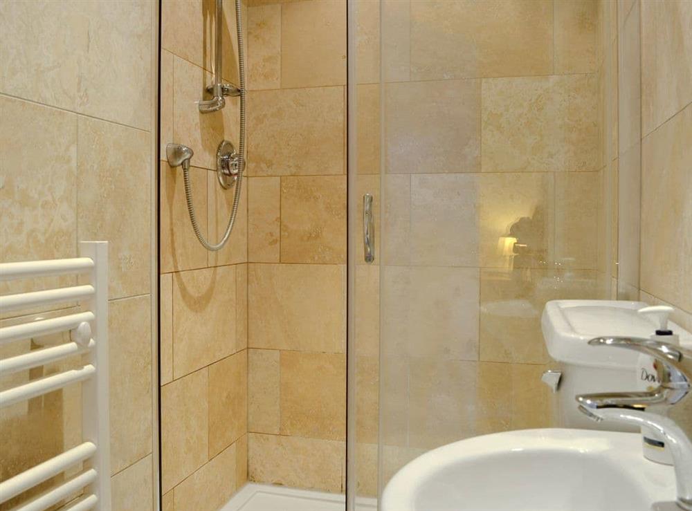 En-suite shower room at Lake Road Heights in Keswick, Cumbria