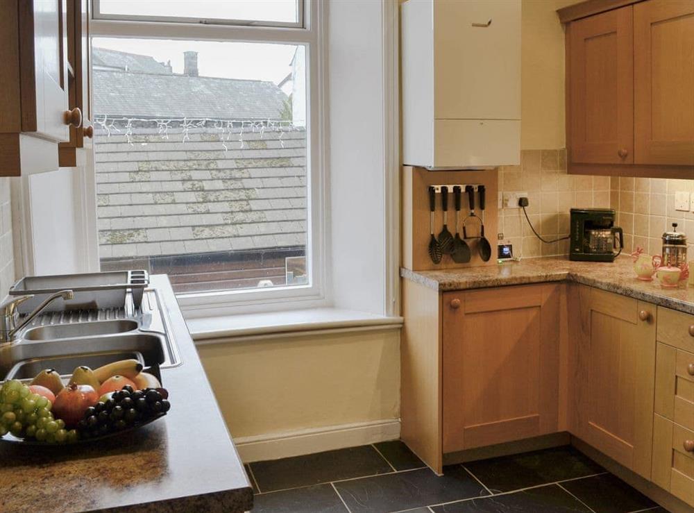 Well equipped kitchen at Lake Road Heights in Keswick, Cumbria