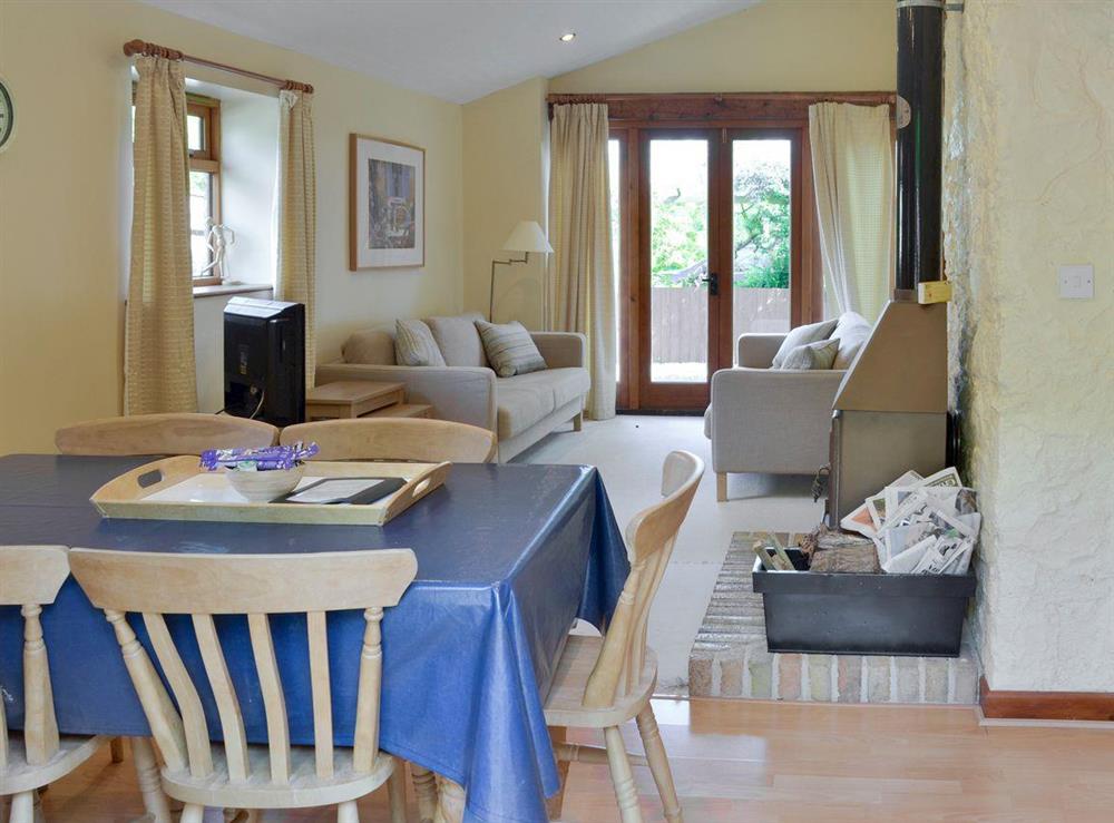 Convenient dining area at Lake View in Bovey Tracey., Devon
